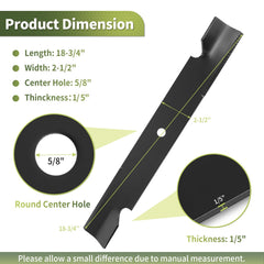 Keycci 038-0005-00 mower blades packaging