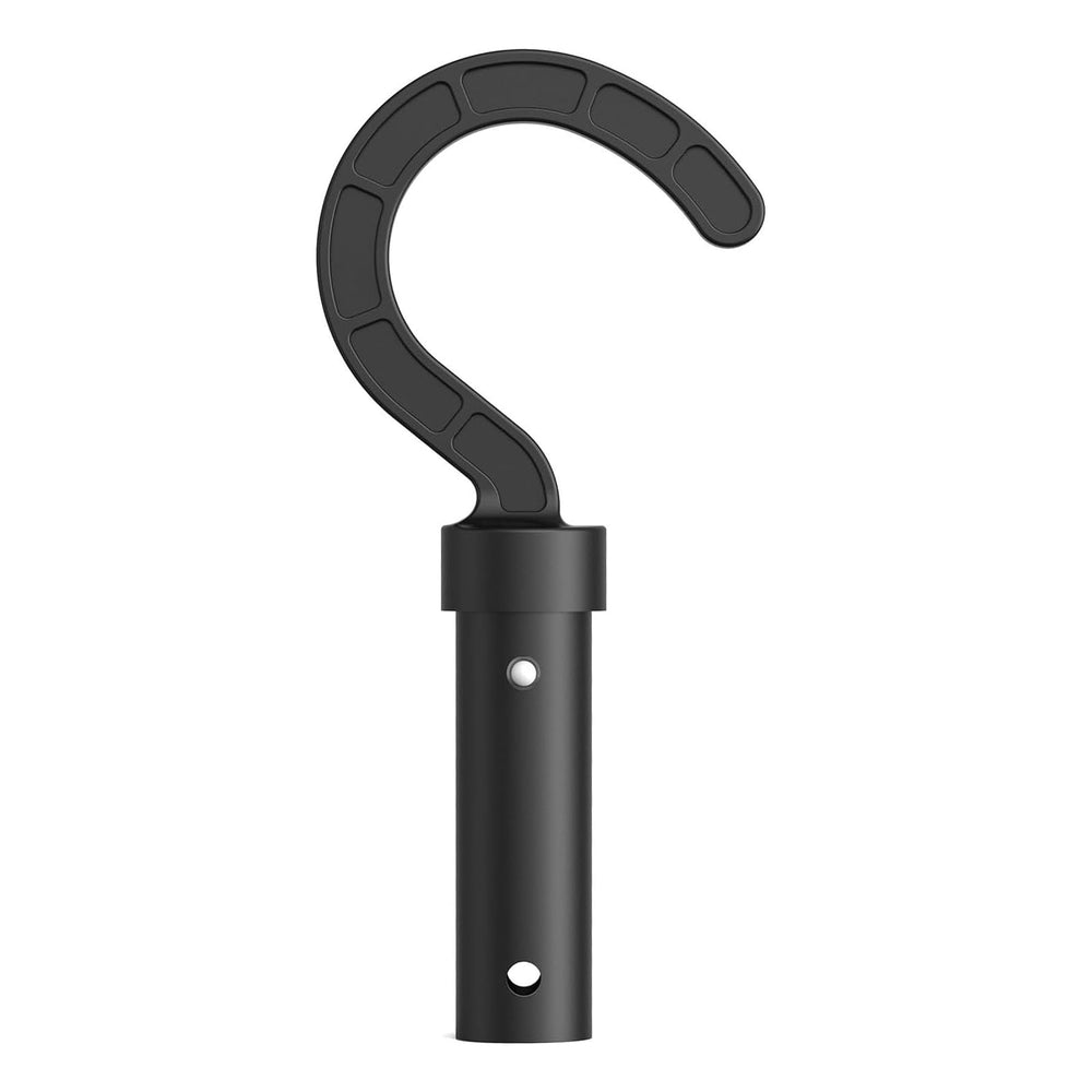 Keyrank Pool Cleaner Hook front view, black color