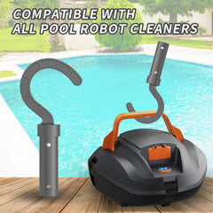 Keyrank Pool Cleaner Hook gray side view