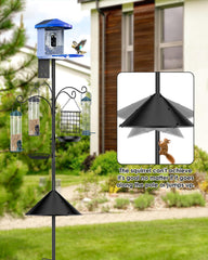 KFM Bird Feeder Pole adjustable height detail