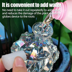KGCCIZI watering globe in a plant pot