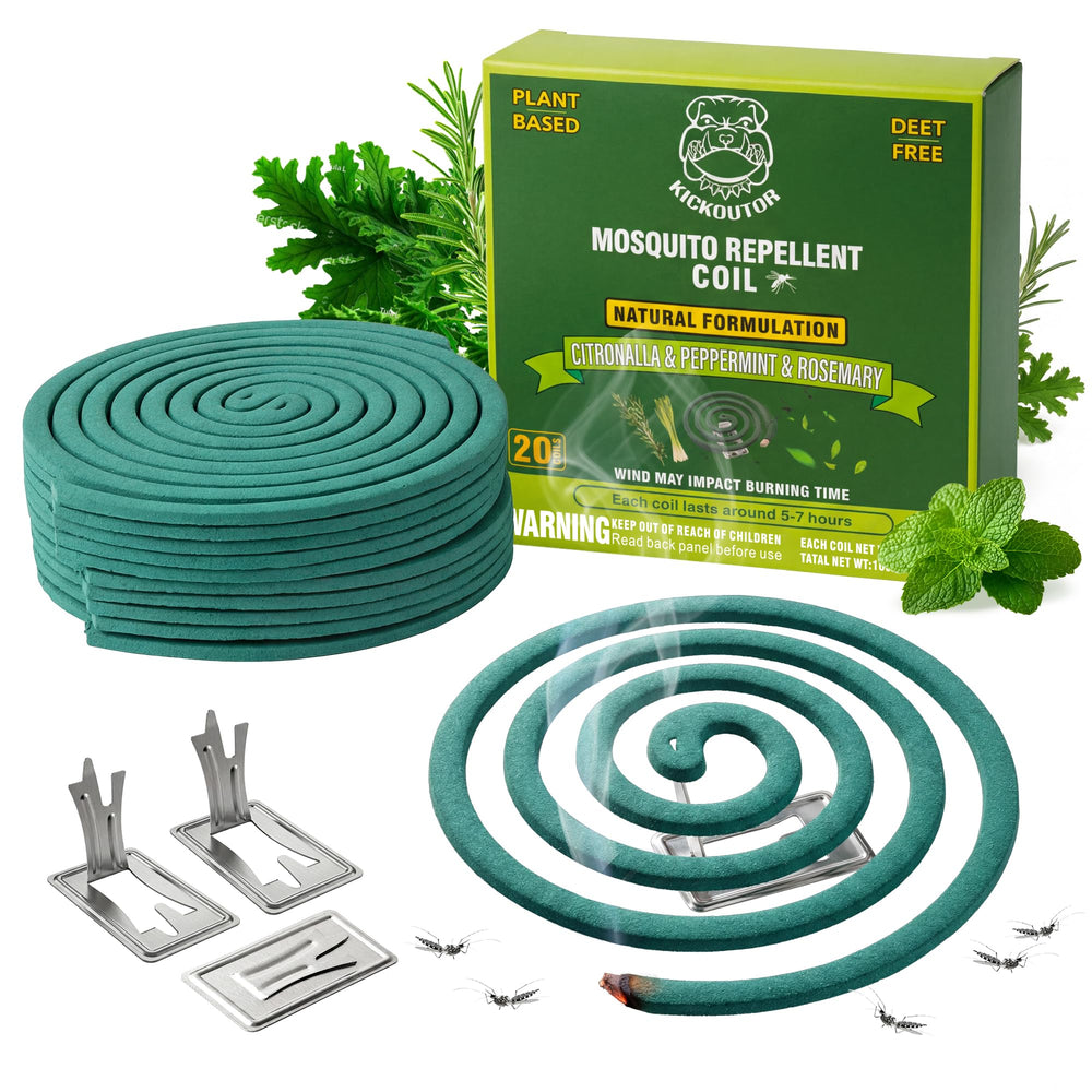 KICKOUTOR Mosquito Repellent Incense Coils packaging front view