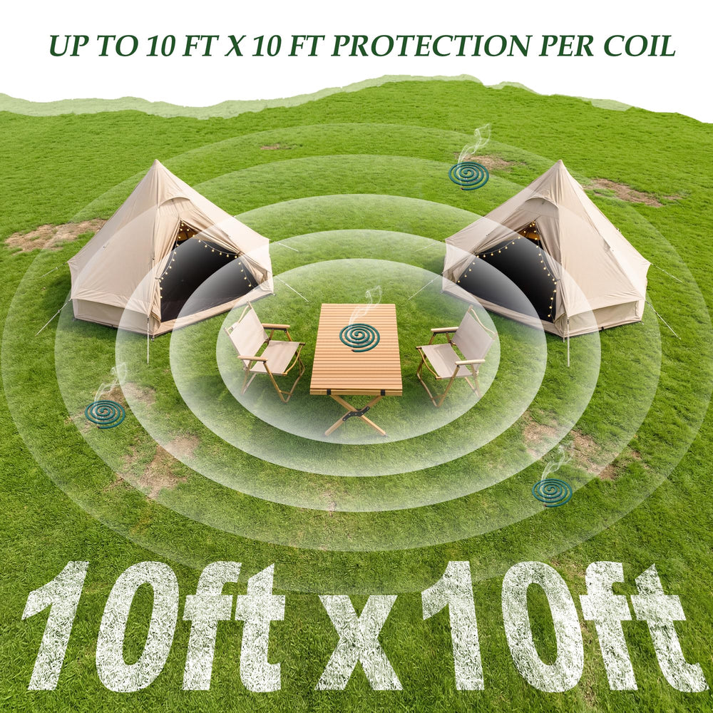 KICKOUTOR Mosquito Repellent Incense Coils with essential oils