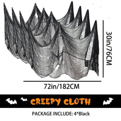 Kijamilee Creepy Cloth stretched out for decoration