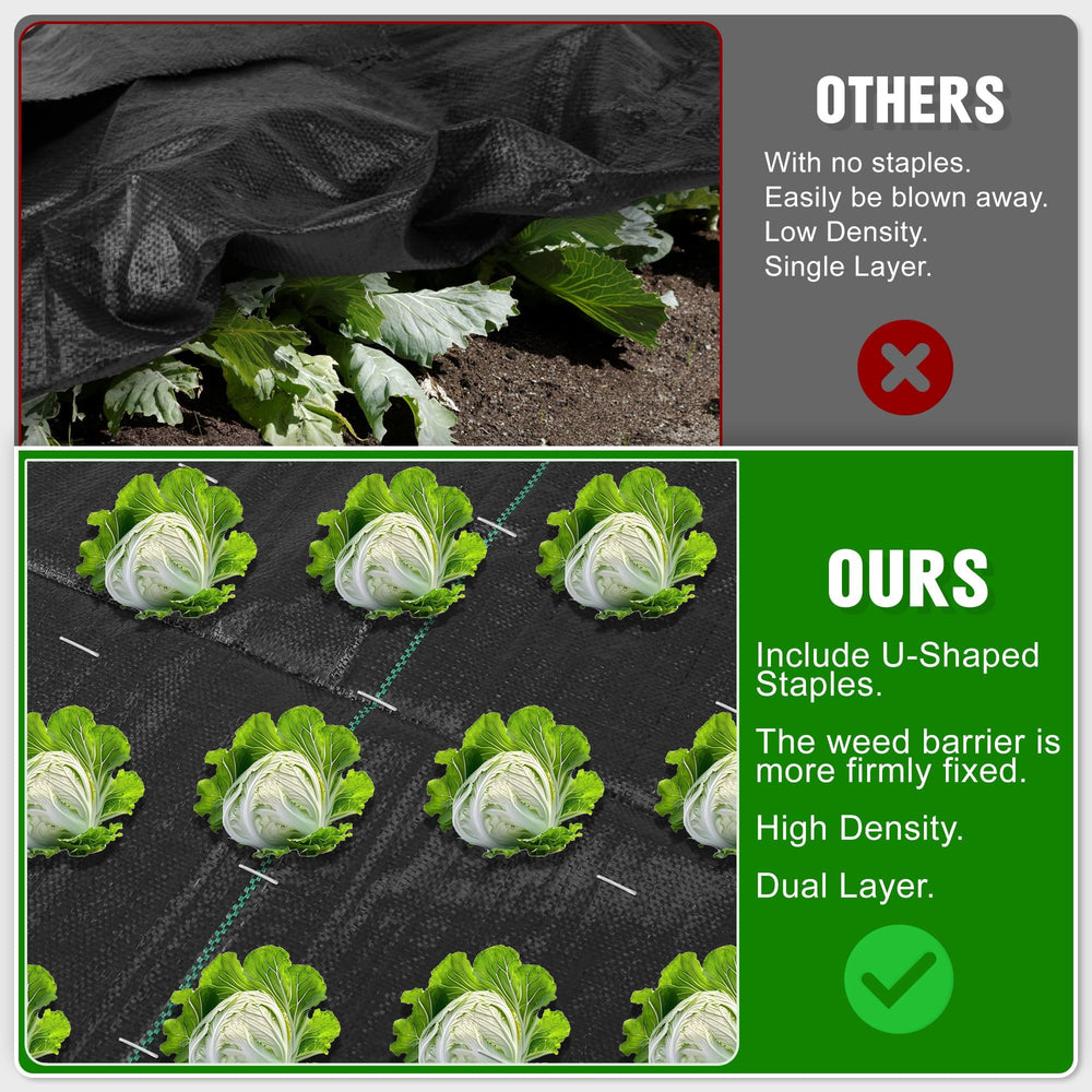 Kijamilee Weed Barrier Fabric installation example in garden