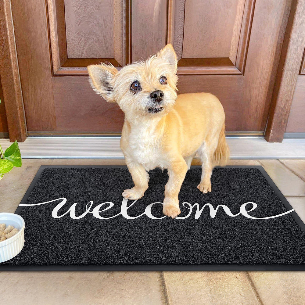 KILOCOCO Welcome Mat close-up of rubber backing
