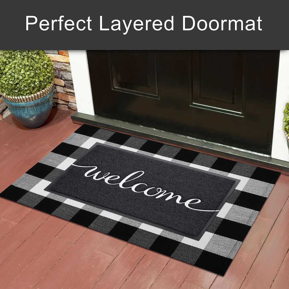 KILOCOCO Welcome Mat embossed surface detail