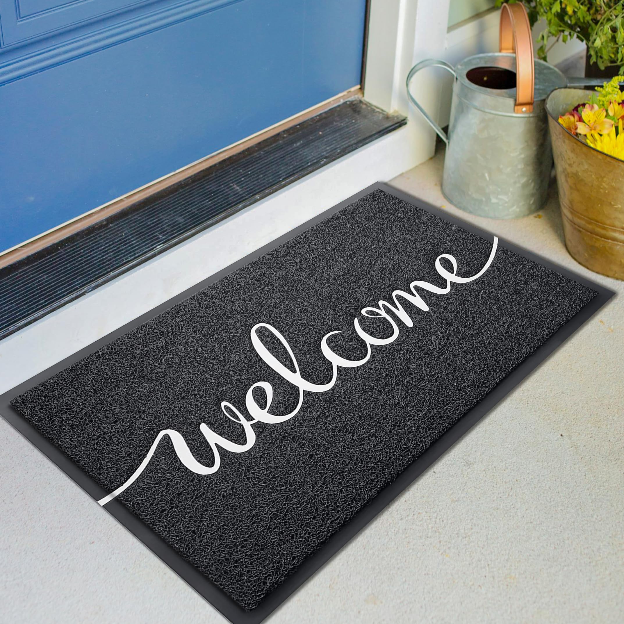KILOCOCO Welcome Mat outdoor doormat front view