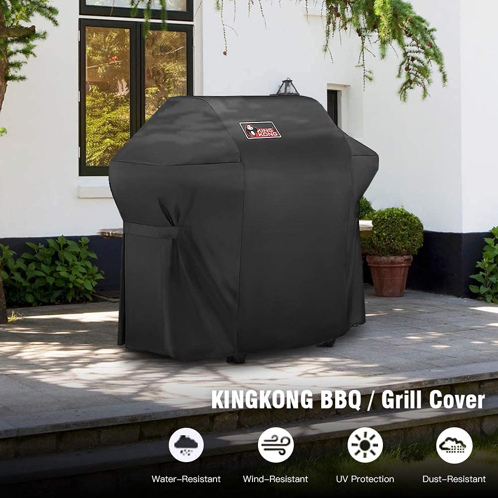 Kingkong Grill Cover Velcro straps for secure fit