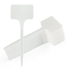 KINGLAKE GARDEN large plastic plant labels front view with white finish