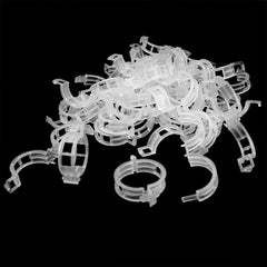 KINGLAKE Plant Support Garden Clips pack of 200 white clips