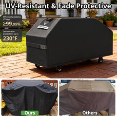 Kingly Griddle Cover adjustable straps close-up