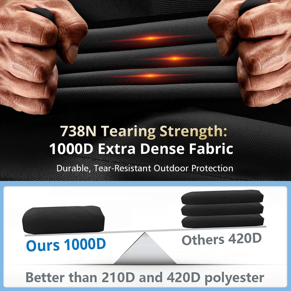 Kingly Griddle Cover with adjustable straps displayed