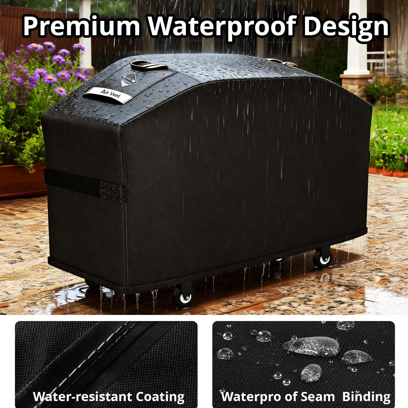 Kingly Griddle Cover with padded handles for easy handling