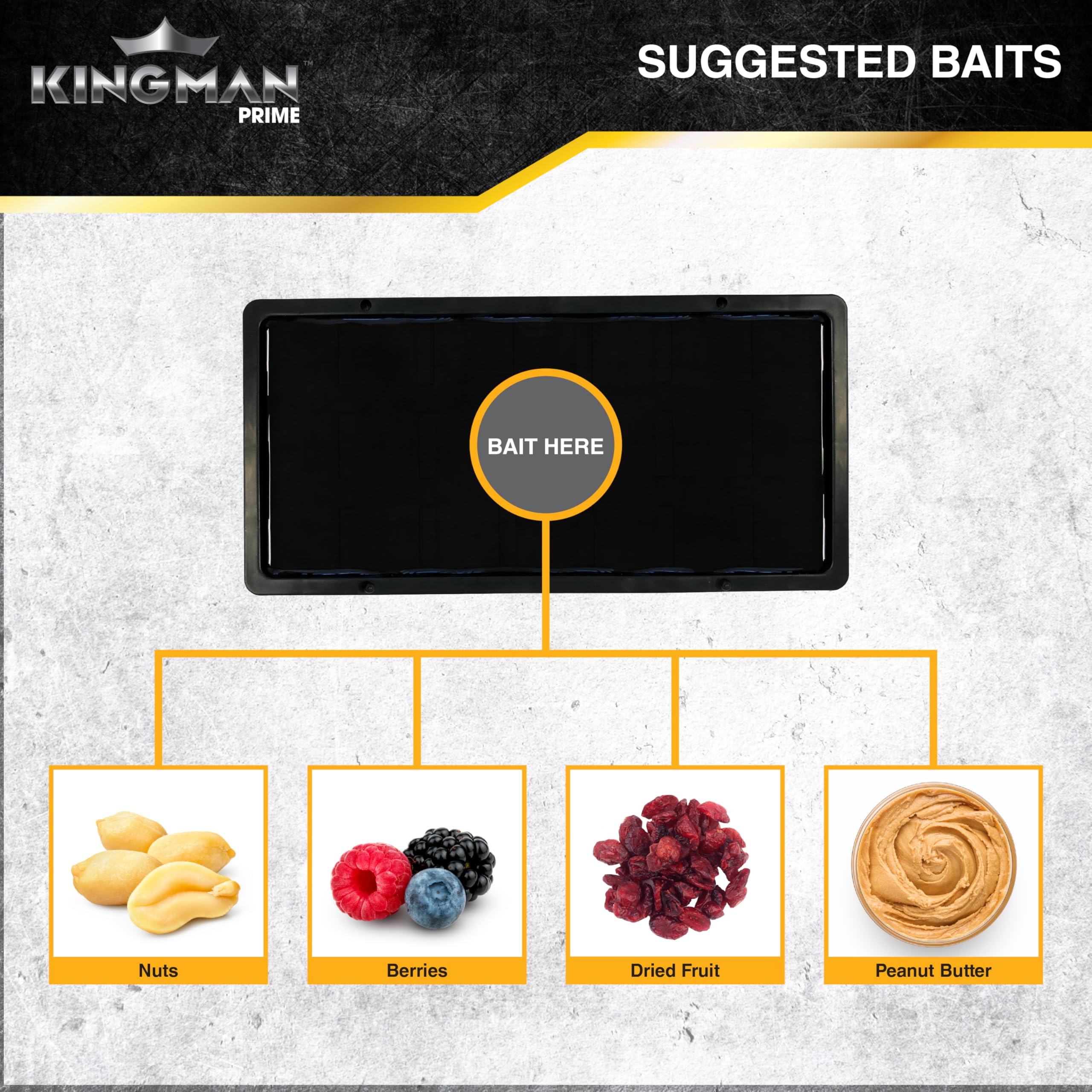 KINGMAN glue trap dimensions and features