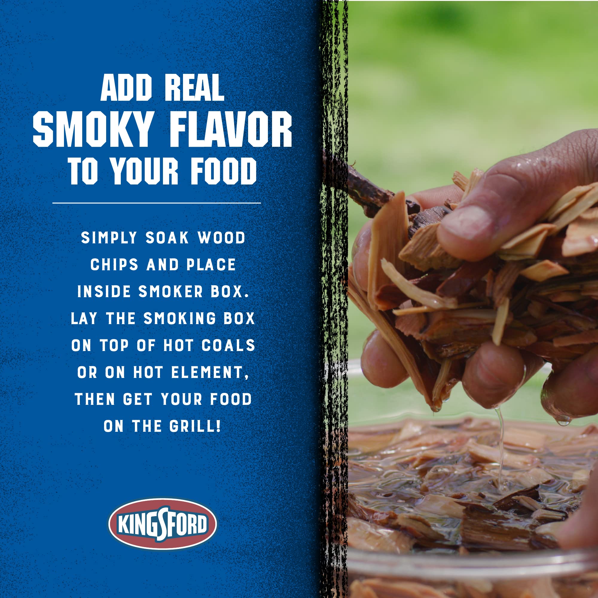 Kingsford Smoker Box on a charcoal grill