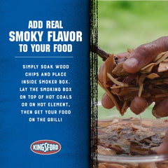 Kingsford Smoker Box on a charcoal grill