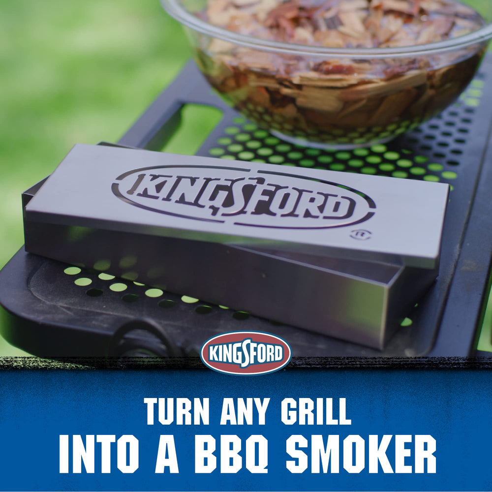 Kingsford Smoker Box with wood chips inside