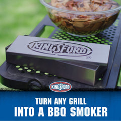 Kingsford Smoker Box with wood chips inside