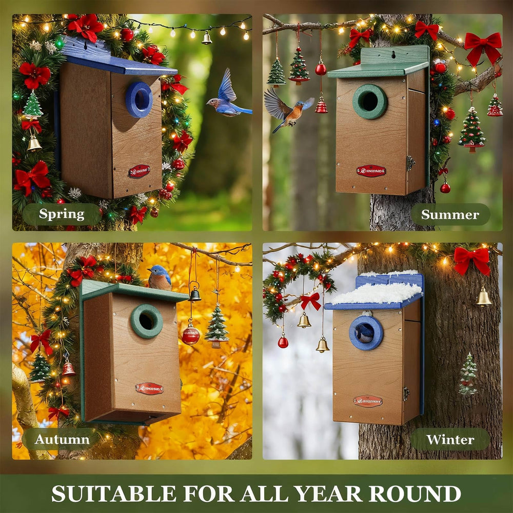 Kingsyard Bluebird House set in a garden setting