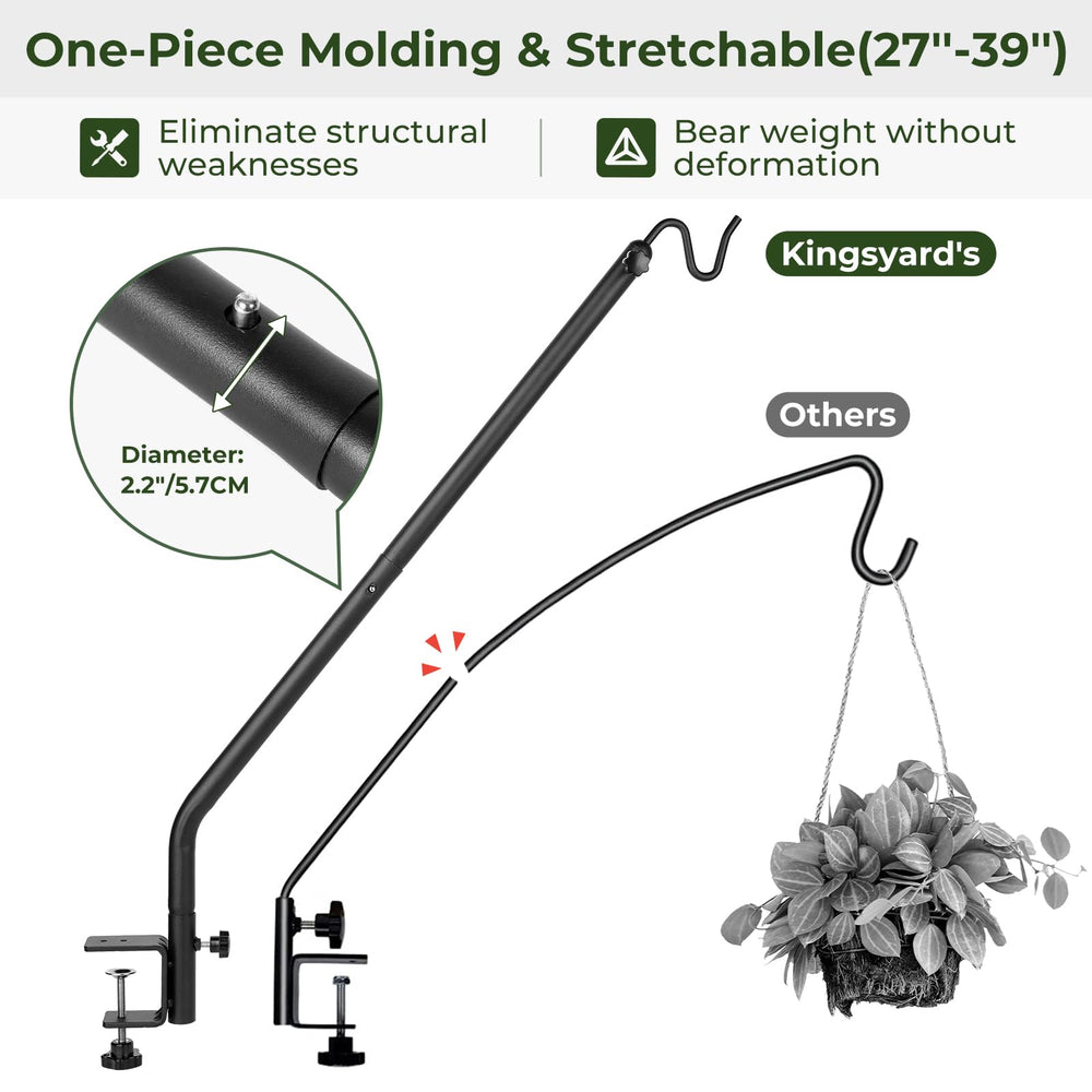 Kingsyard deck hook showing 360-degree rotation feature