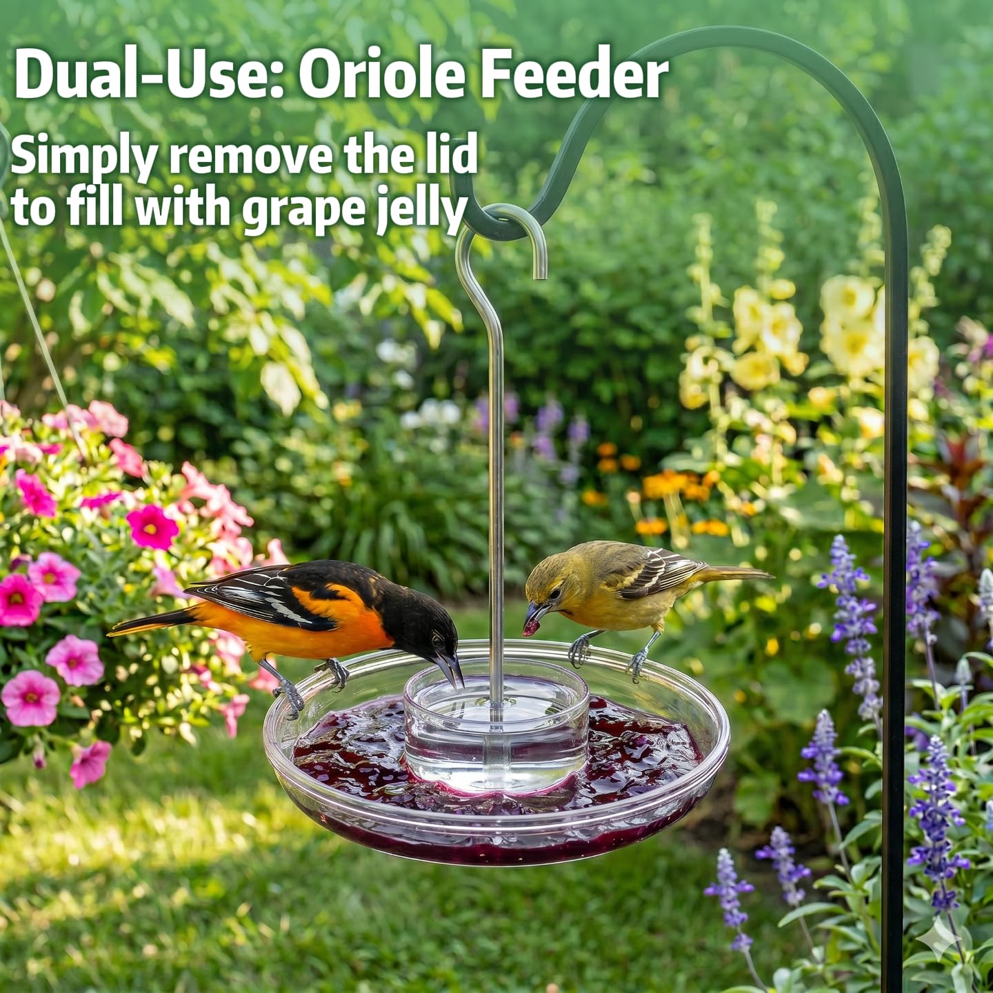 Kingsyard Hummingbird Feeder easy to disassemble for cleaning