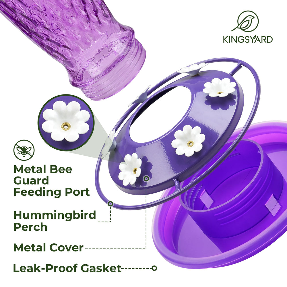 Kingsyard Hummingbird Feeder in outdoor garden setting