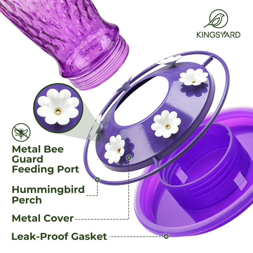 Kingsyard Hummingbird Feeder in outdoor garden setting