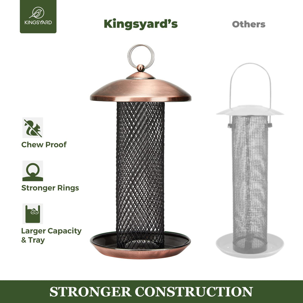 Kingsyard Wild Bird Feeder in garden setting