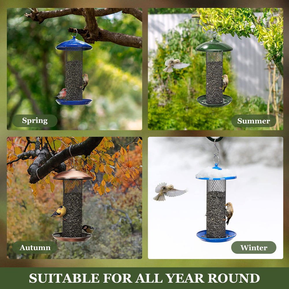 Kingsyard Wild Bird Feeder packaging with manual and components