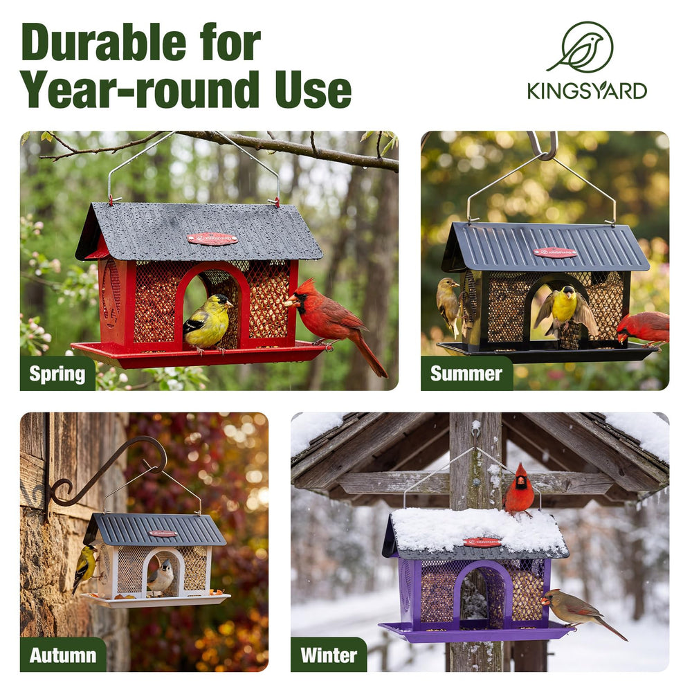 Kingsyard Wild Bird Feeder with hook and manual