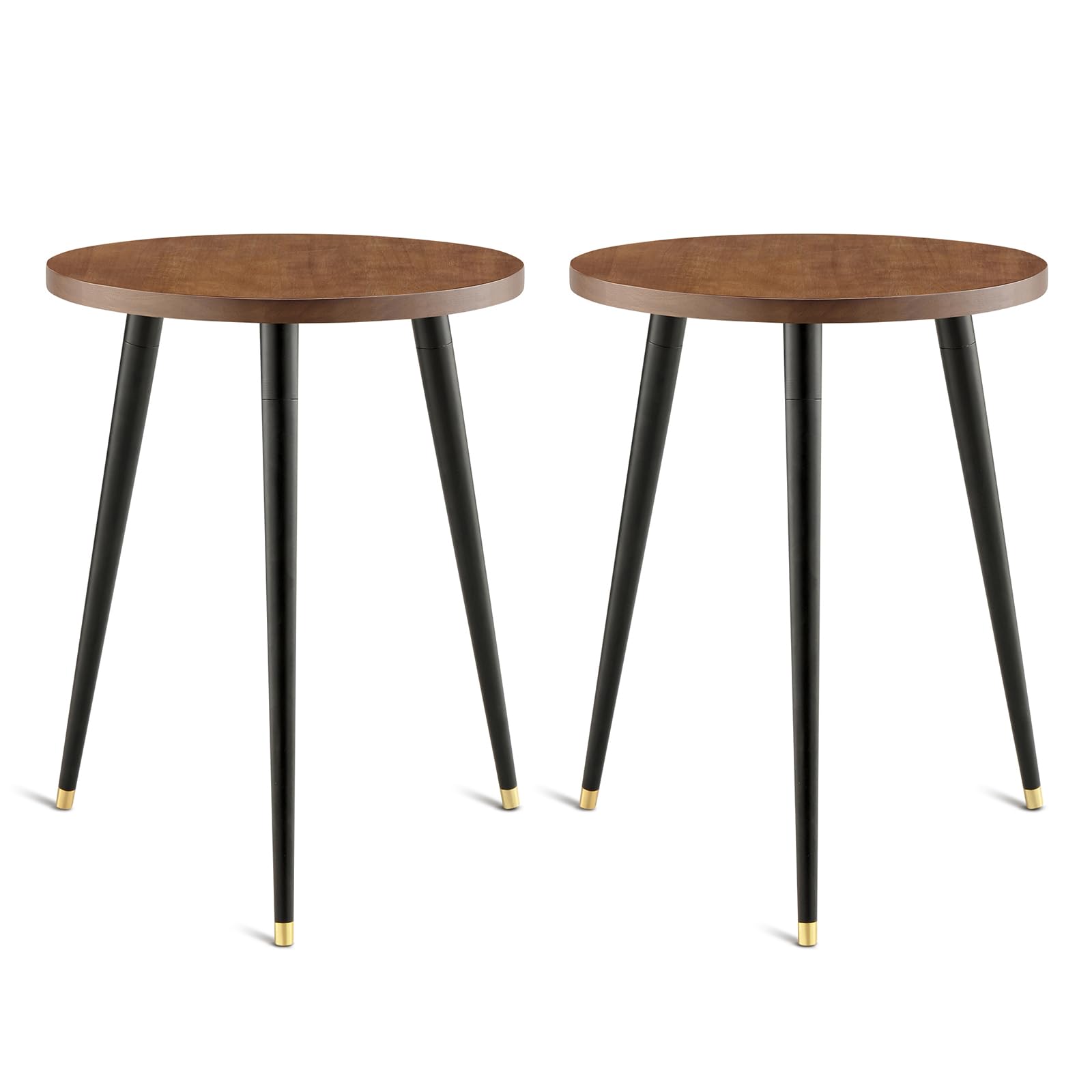 KINNARY Plant Stand Indoor walnut design front view