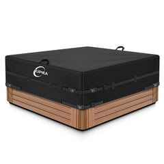 Kipiea 600D Hot Tub Cover black front view