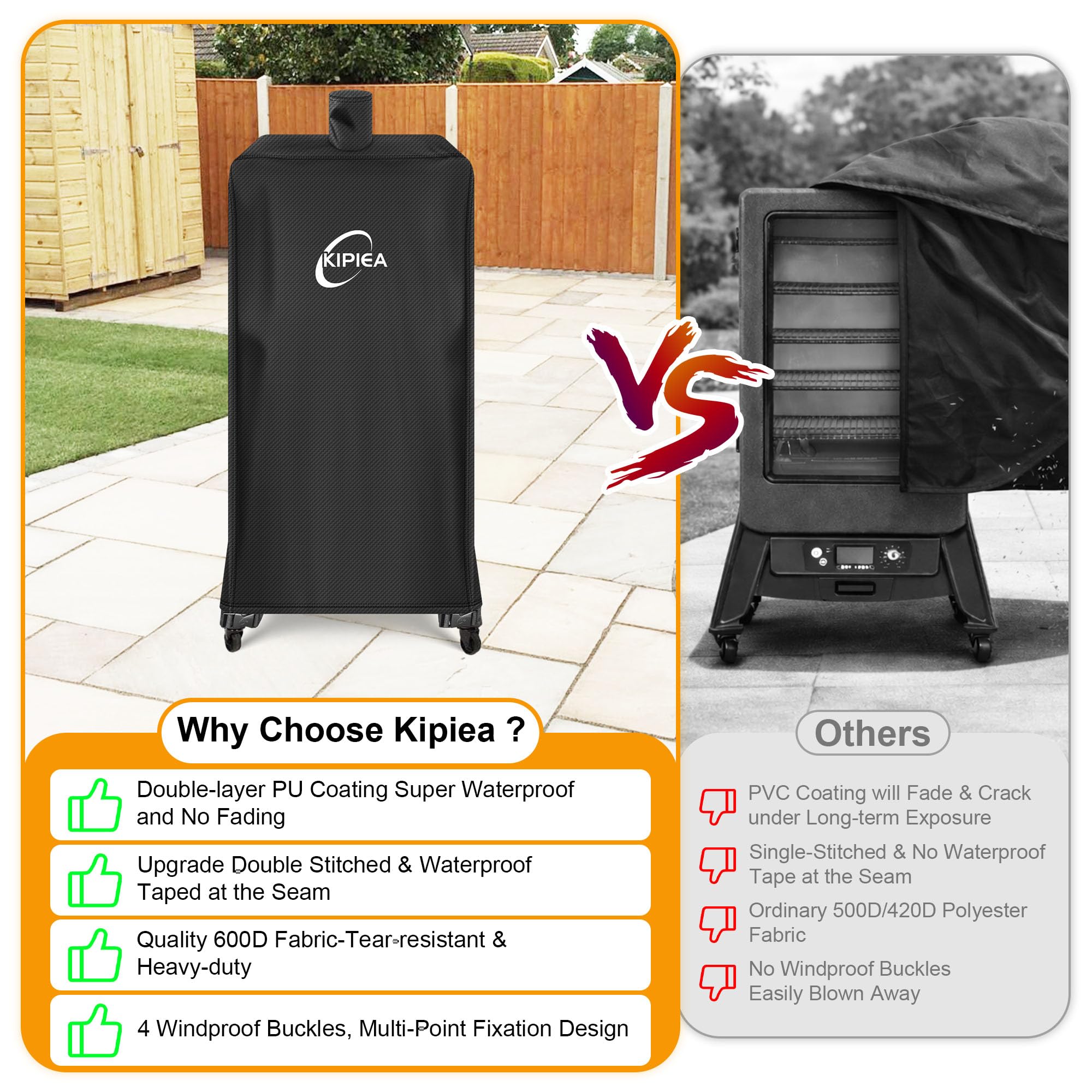 Kipiea cover package dimensions