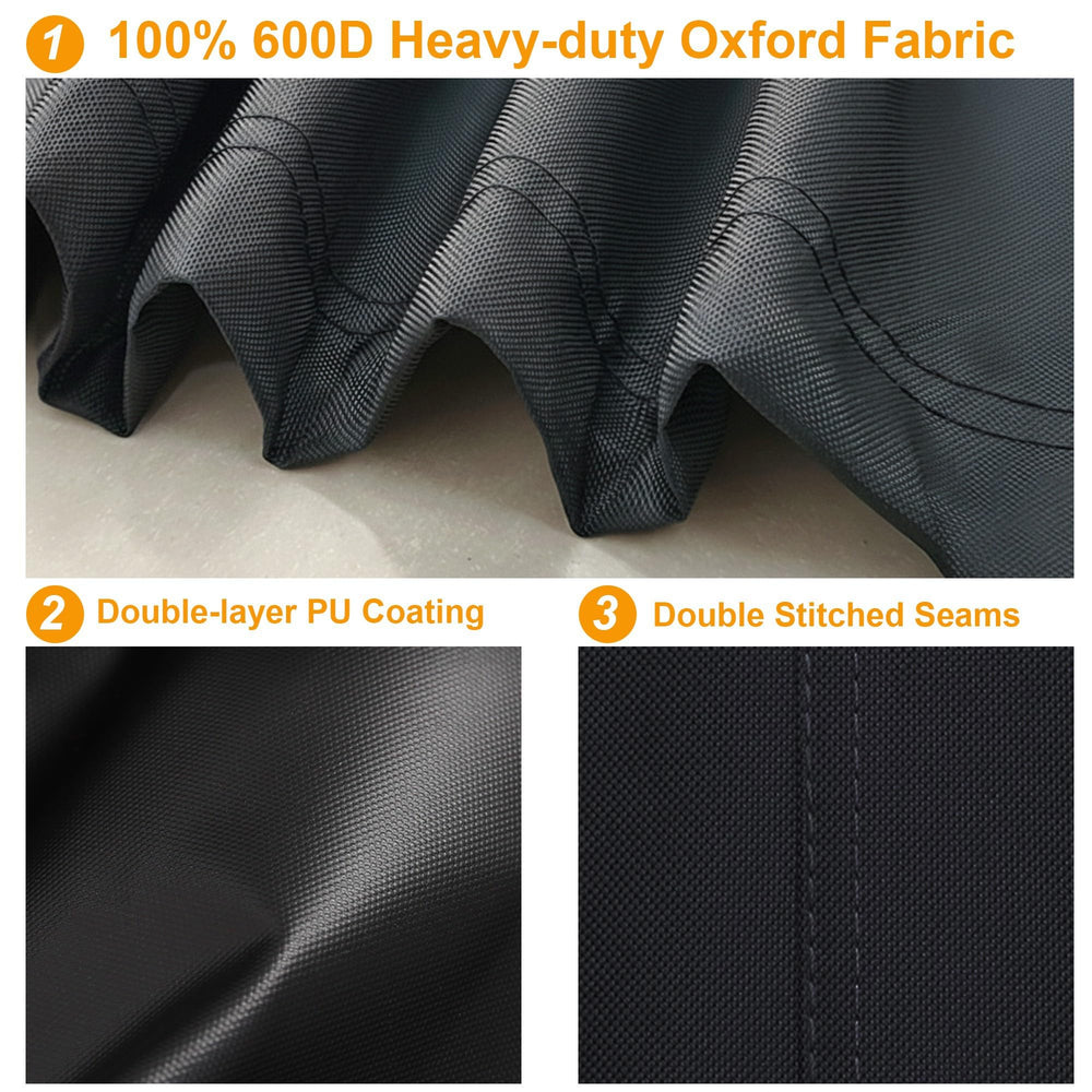 Kipiea cover secured with bottom buckles