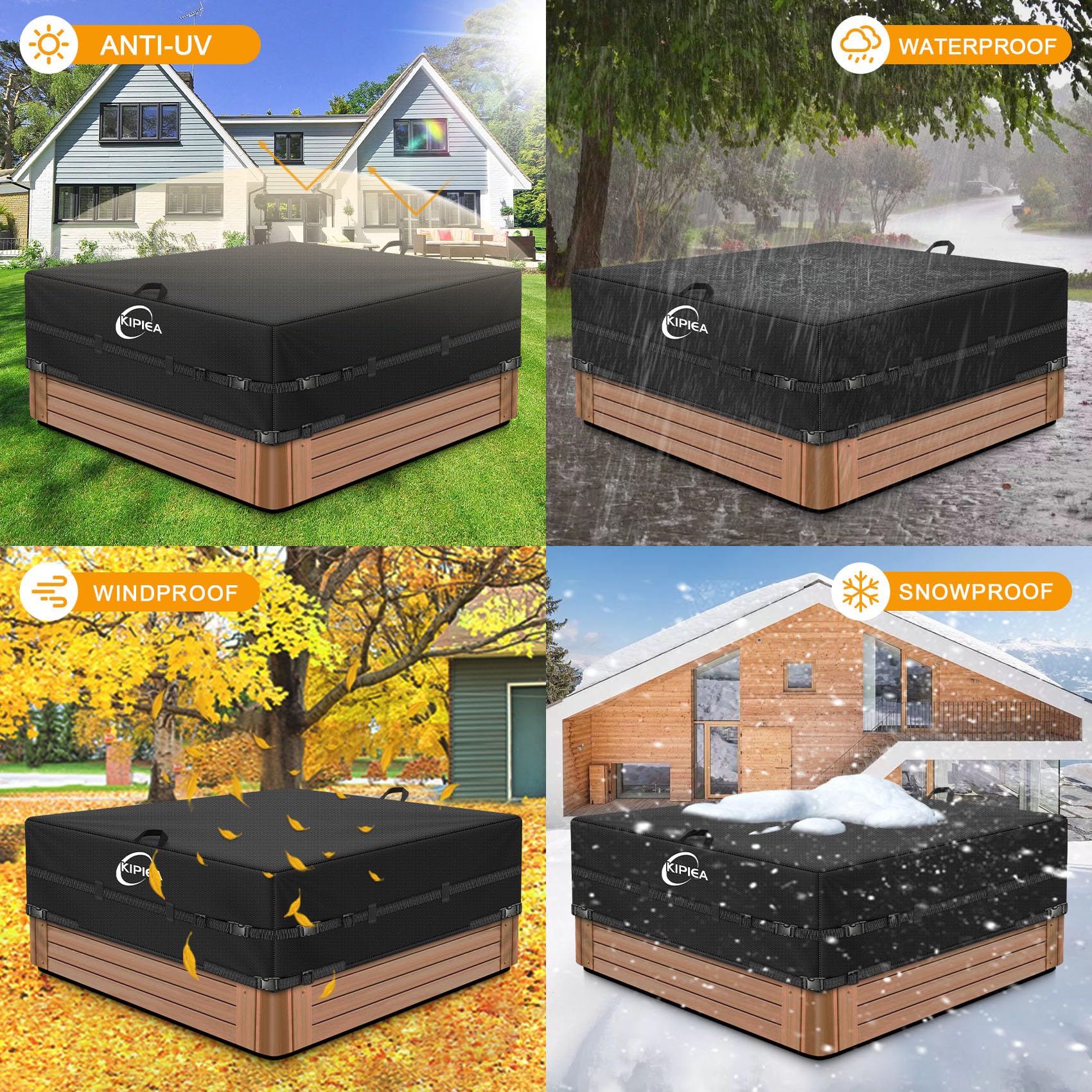 Kipiea Hot Tub Cover packed for storage
