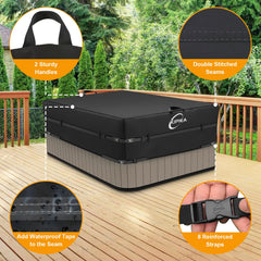 Kipiea Hot Tub Cover with straps and buckles