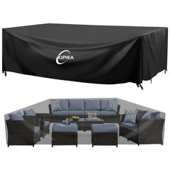 Kipiea Outdoor Furniture Cover black model front view