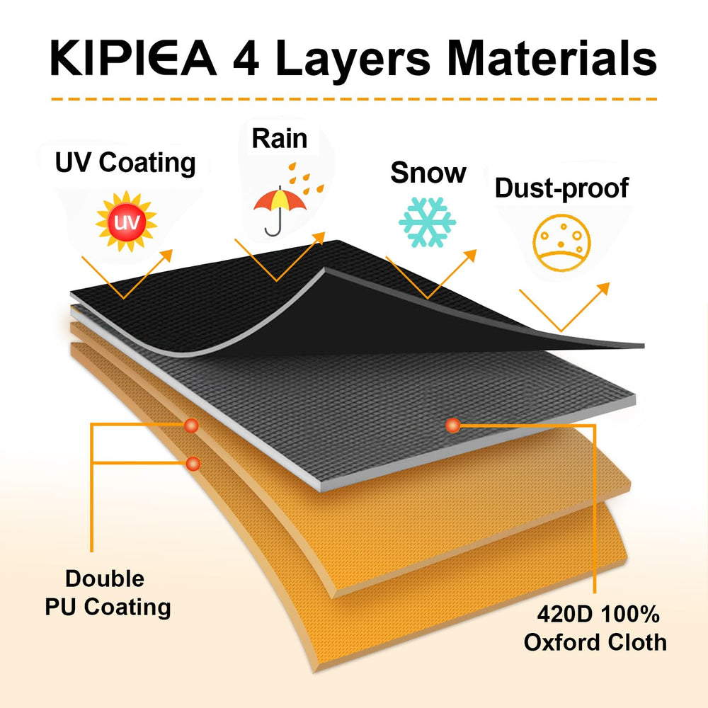 Kipiea Outdoor Furniture Cover with storage bag