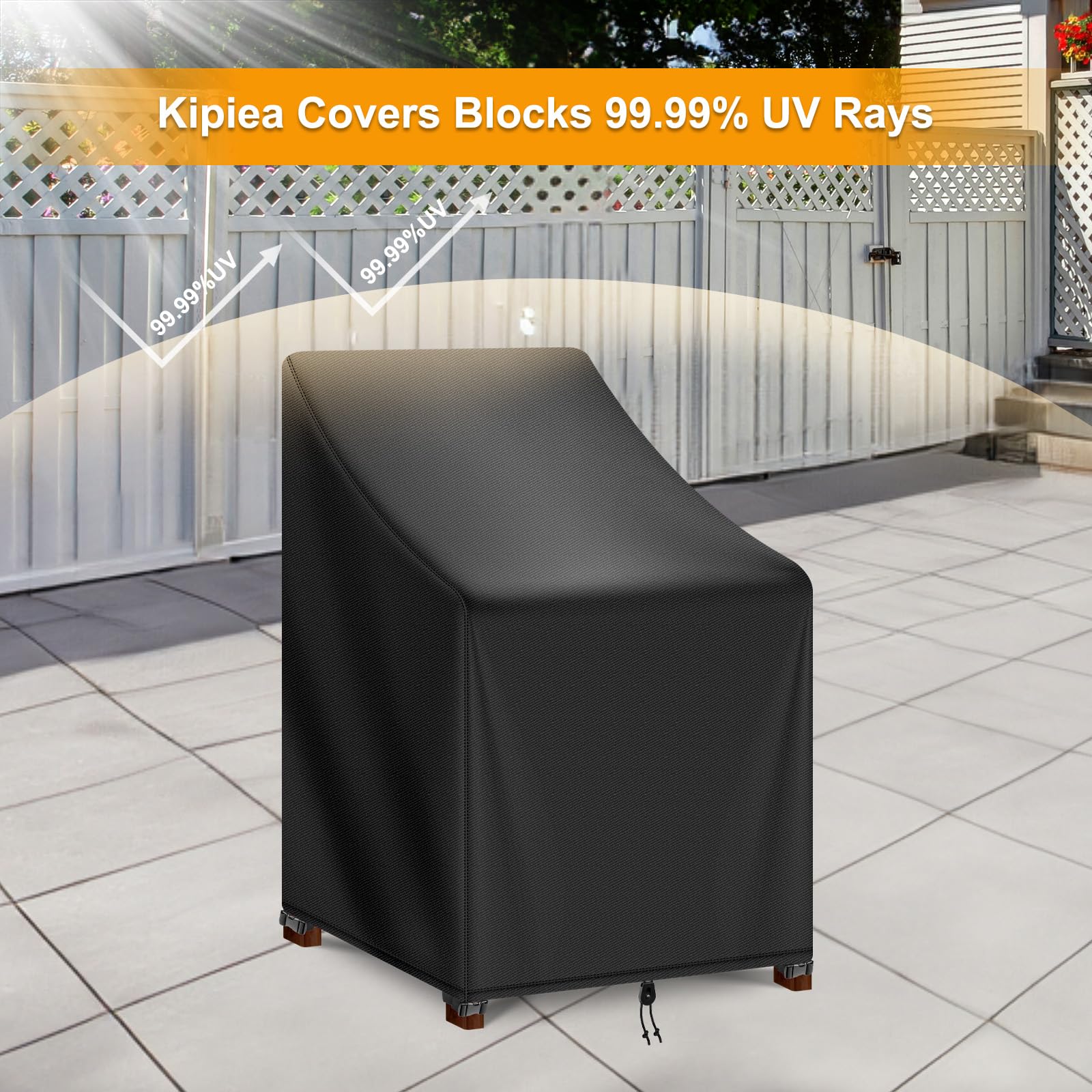 Kipiea Patio Chair Cover against UV rays