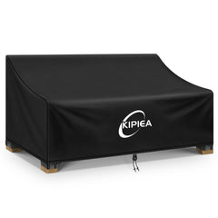 Kipiea Patio Sofa Cover black model front view