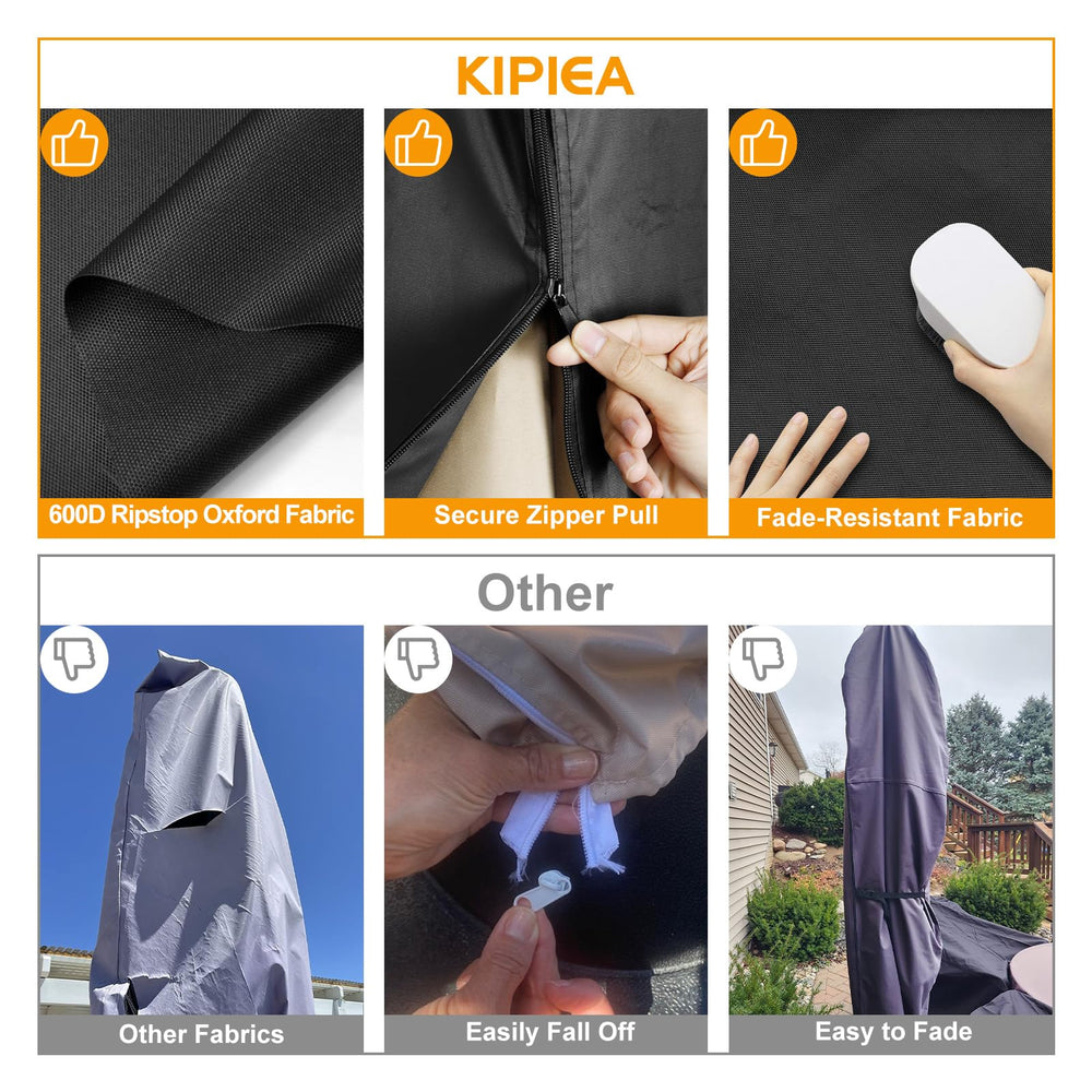 Kipiea patio umbrella cover dimensions and specifications
