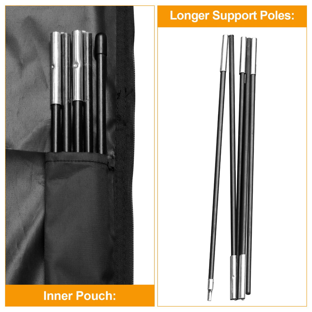 Kipiea patio umbrella cover displayed in outdoor setting