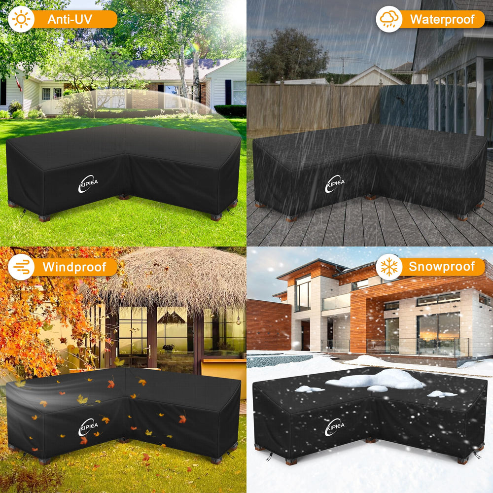 Kipiea sectional cover in use during rain