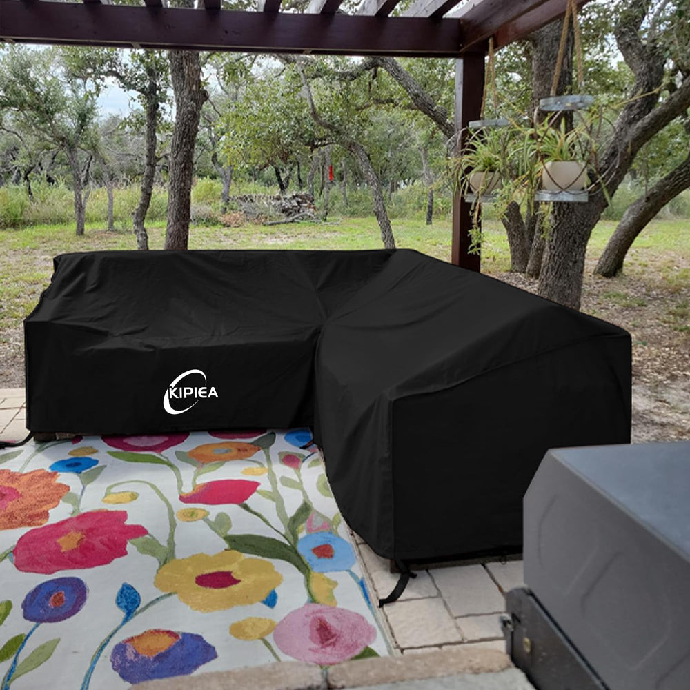 Kipiea sectional cover showing dimensions and features