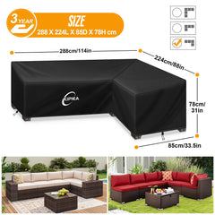 Kipiea sectional cover showing waterproof feature