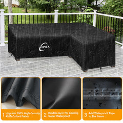 Kipiea sectional cover with windproof buckles