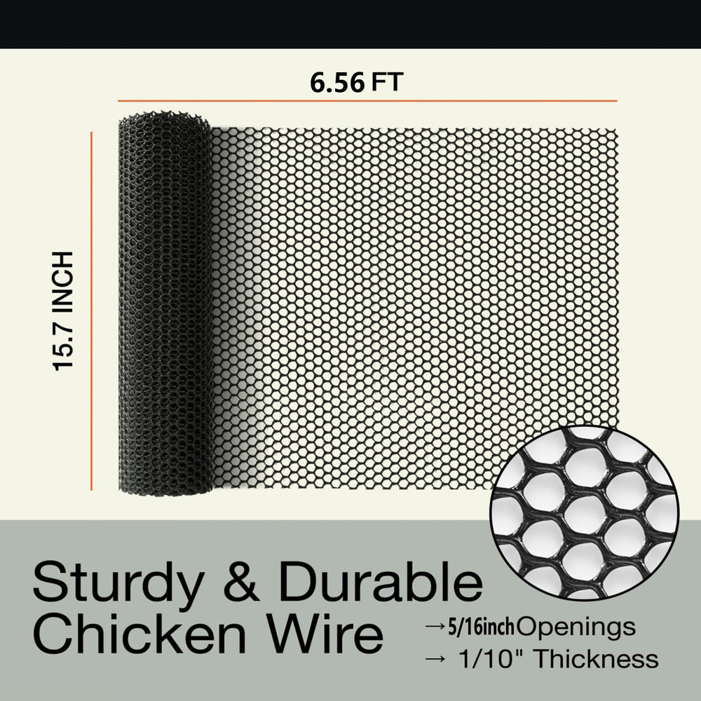 Kipuafar Pet Proof Barrier Net rolled up showing dimensions