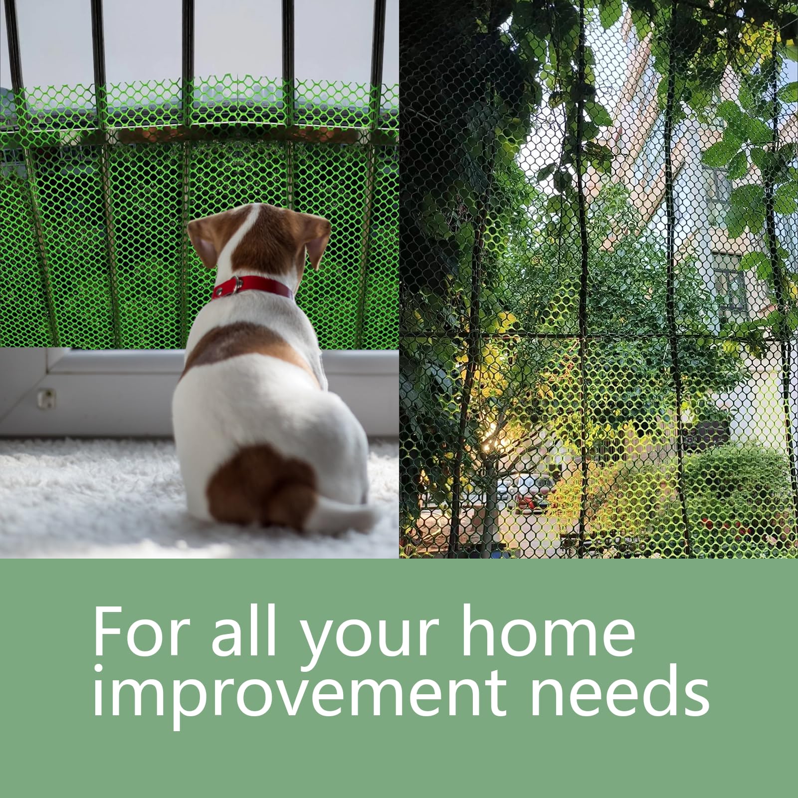 Kipuafar Pet Proof Barrier Net showing cut size flexibility