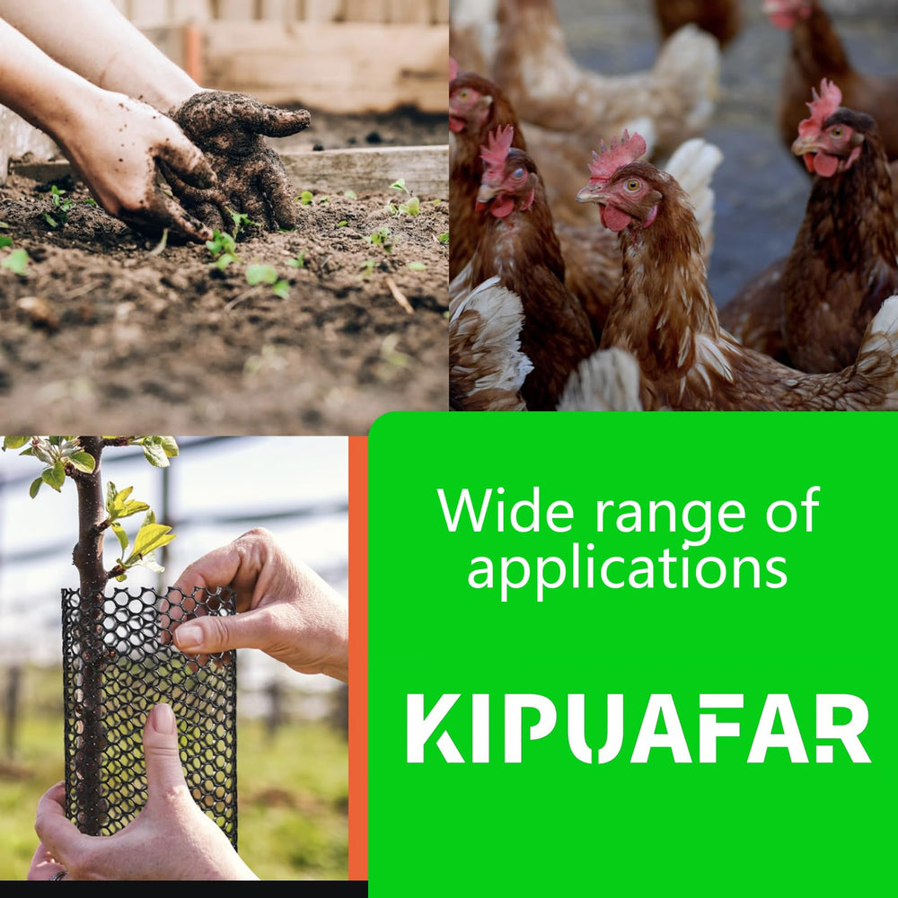 Kipuafar Pet Proof Barrier Net used to separate garden areas